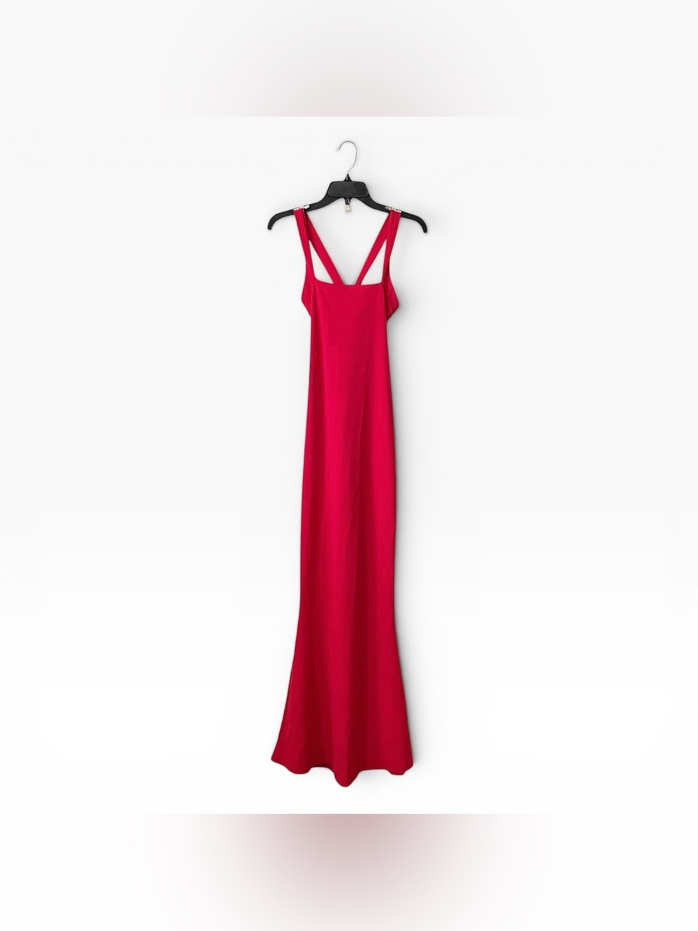 NWT Missguided Multiway Maxi Dress Women's Size 6 Bright Red Stretch Sleeveless